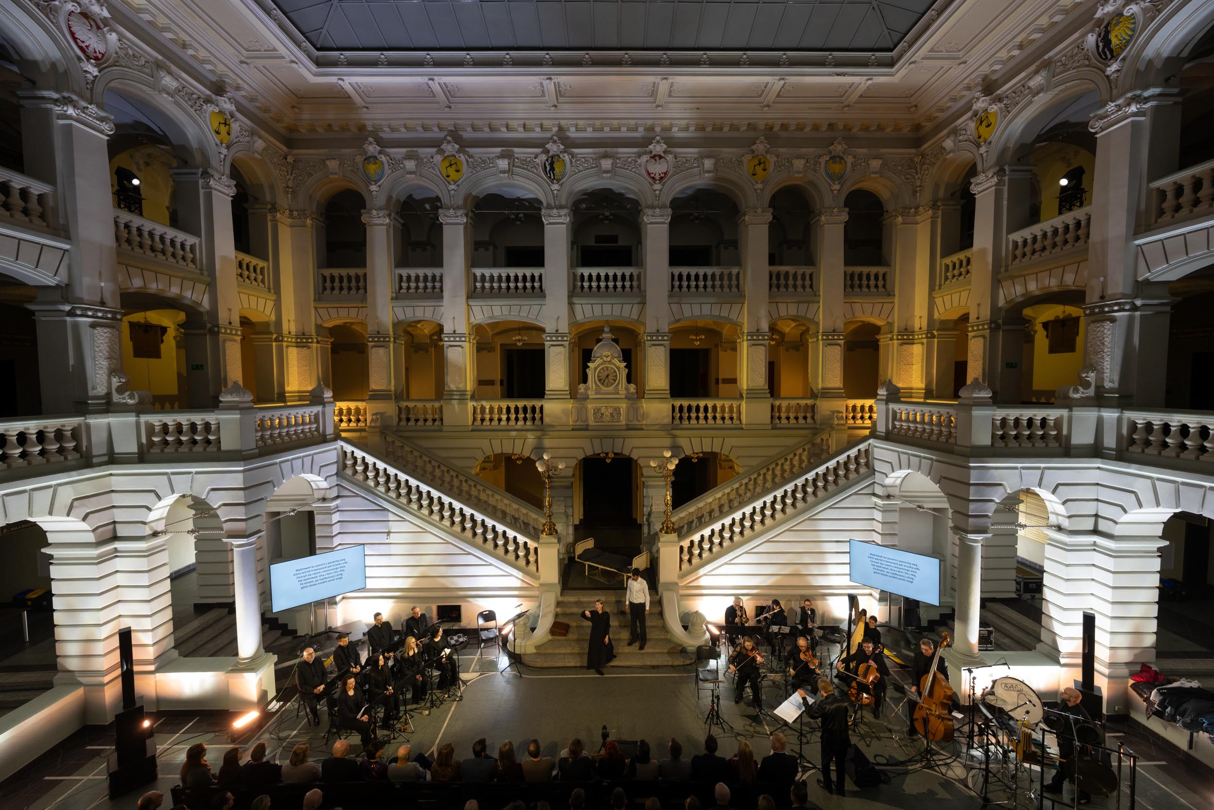 Koncert w westybulu Sądu Rejonowego w Bytomiu